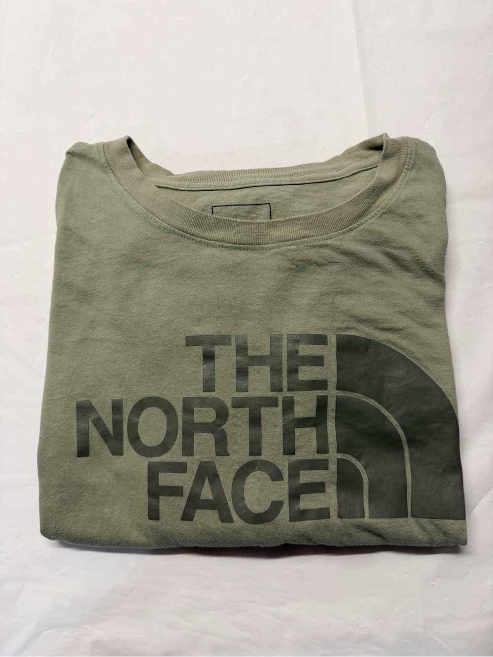 The North Face Olive Green Long Sleeve Graphic Tee